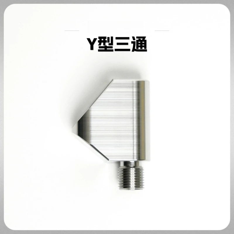 Y‑Shape 3‑Way Connector G1/8 Thread Stainless Steel Three‑Way Fitting Adapter For Bluetooth Pressure Sensor Accessory