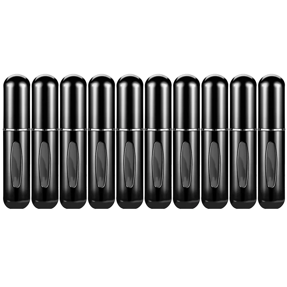 10PCS 5ml Mini Perfume Atomizer Portable Liquid Container For Cosmetics Traveling Aluminum Spray Empty Refillable Spray Bottle