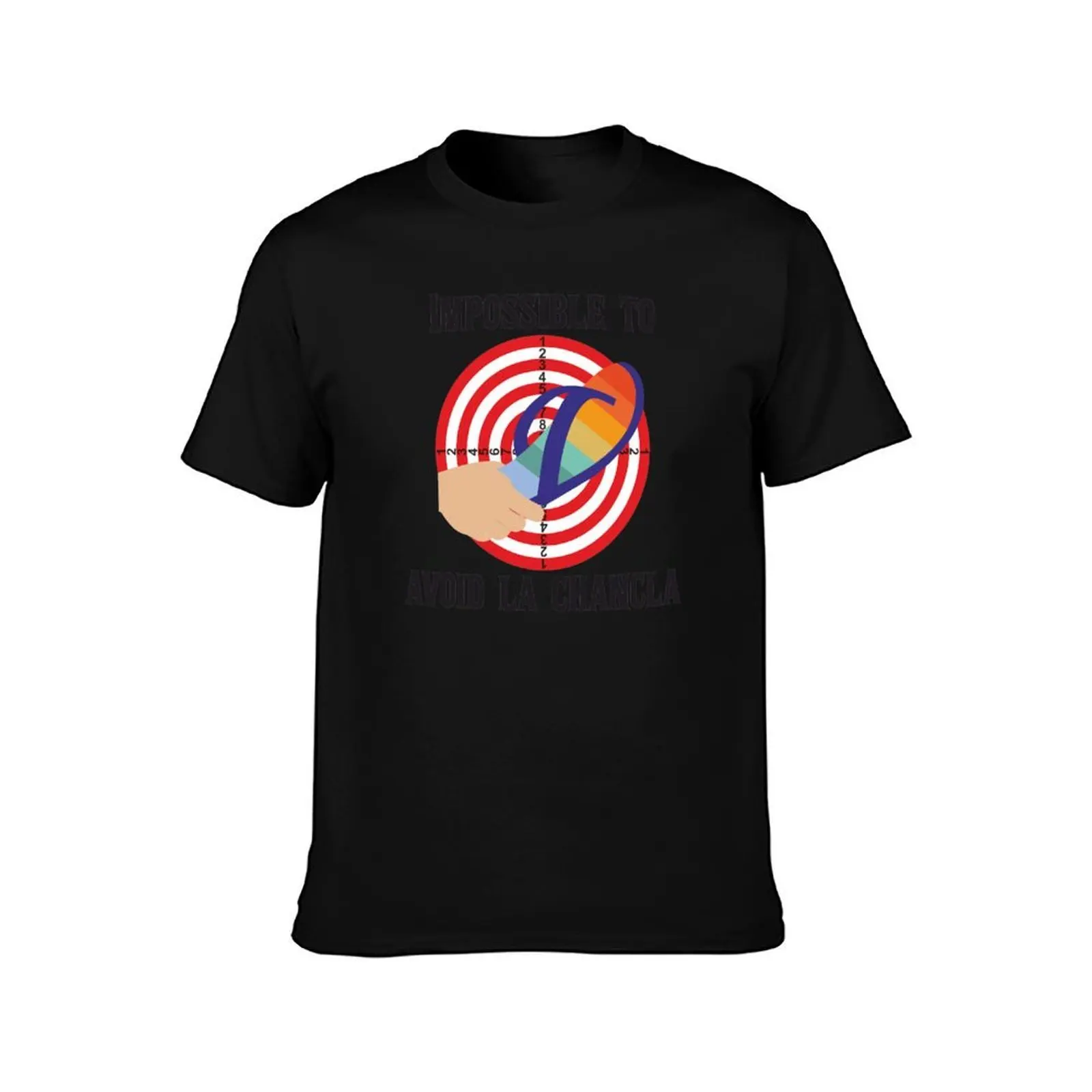 Impossible To Avoid La Chancla T-Shirt Casual Simple Design Short Sleeve Shirt T-Shirt