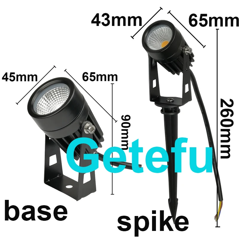 4 Pack Neue Stil COB Garten Rasen Lampe Licht 220 V 110 V 12 V Outdoor LED Spike Licht 3 W 5 W Pfad Landschaft Wasserdichte Spot Lampen – Detail 4