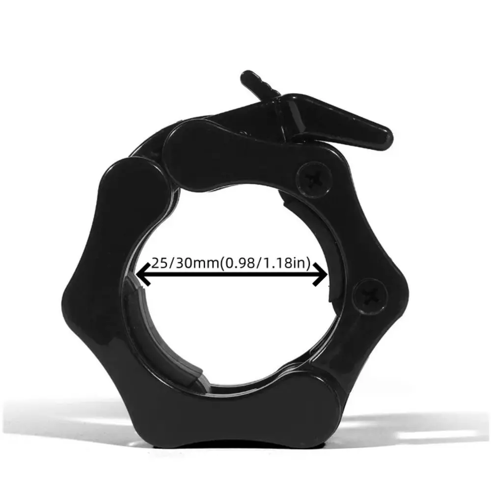 1 пара 25/30 мм зажимы для штанги для фитнеса, шестигранные стабильные зажимы для гантелей, быстроразъемные универсальные ошейники для штанги, тяжелая атлетика