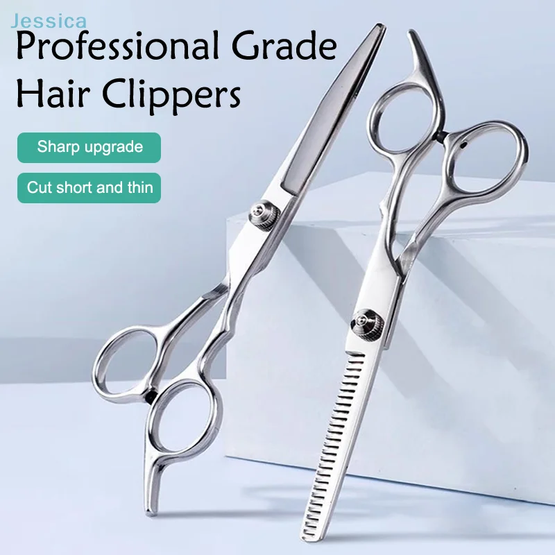 ♥Professional Grade Hair Cutting Shears Sharp Stainless Steel Hair Scissors & Thinning Shears for Salon/At-Home Hairdressing