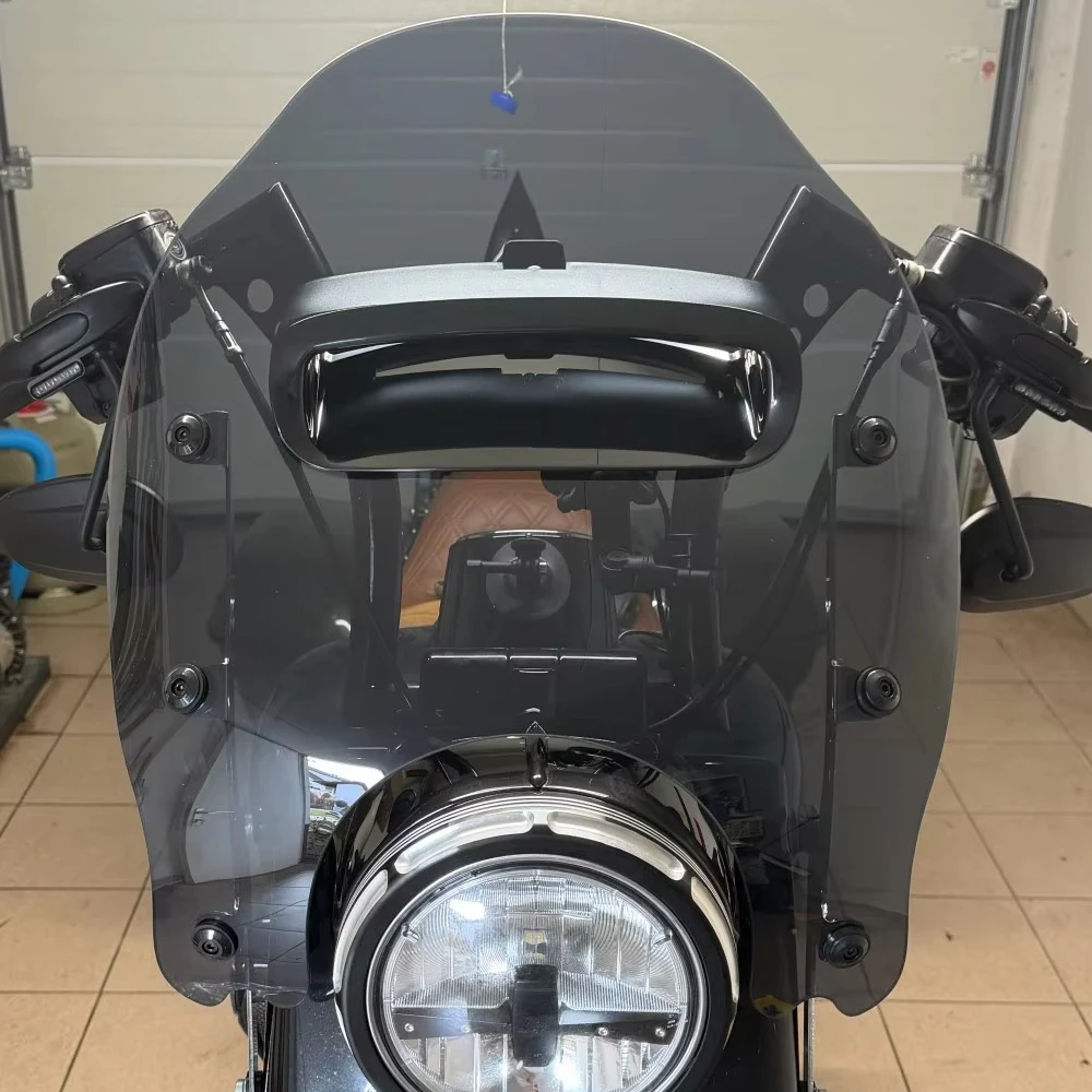 Für Harley Road King Special FLHRS Windschutzscheibe Motorrad-Windschutzscheibe Verkleidungsglas Windabweiser FLHR/I 1994-2022 Classic FLHRC 98-13