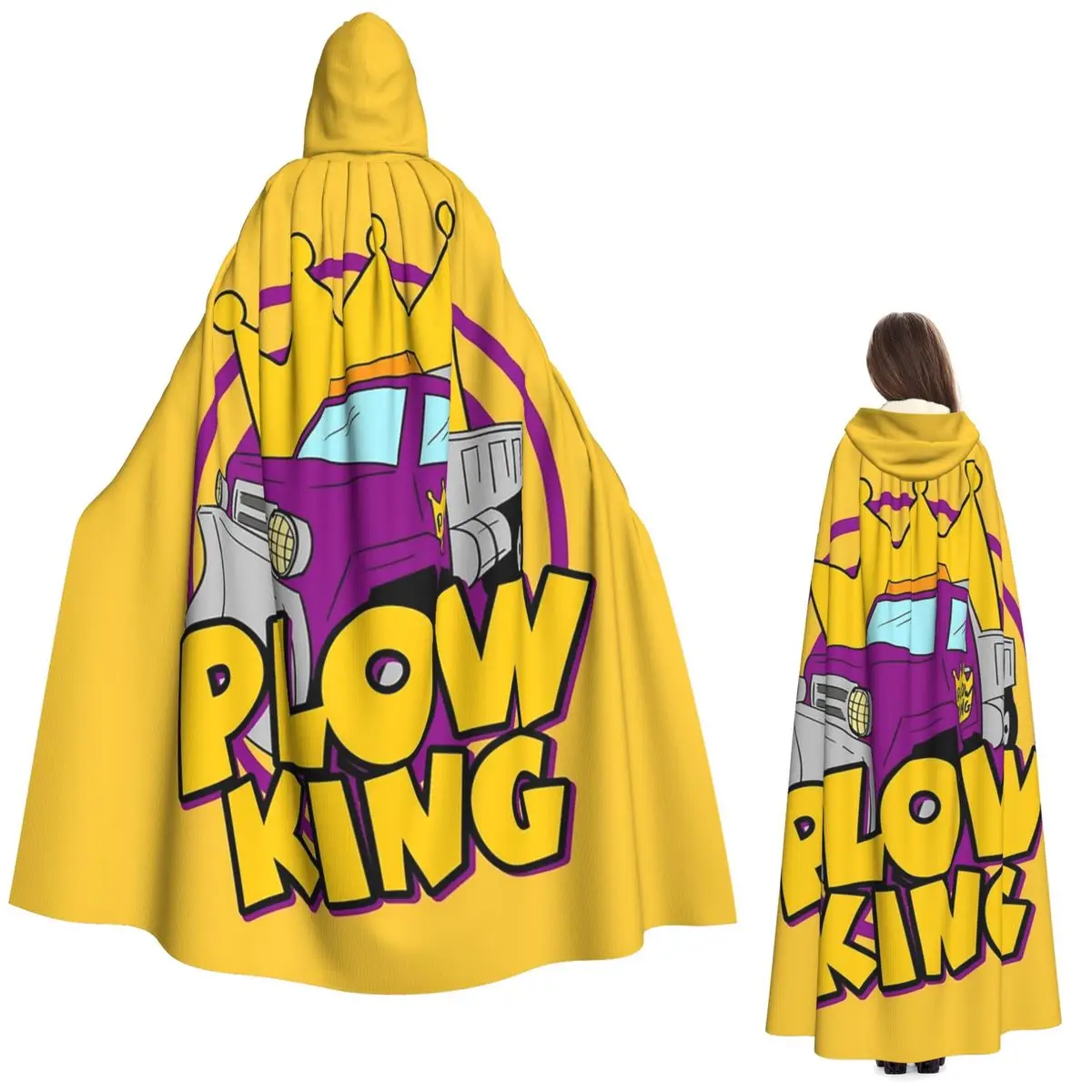 

Plow King The Healthy Competition длинный плащ с капюшоном ведьма средневековый костюм накидка для косплея Хэллоуин вечеринка для взрослых унисекс