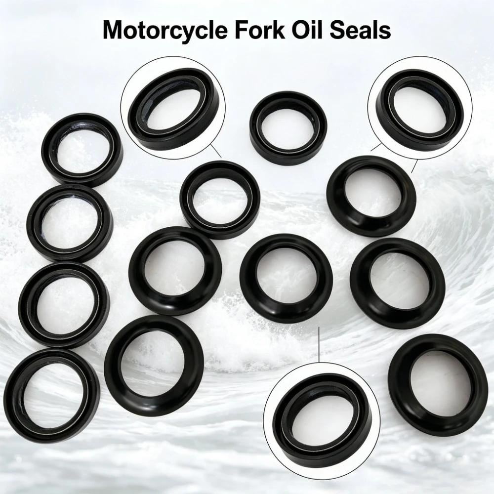 35x48x8 Front Fork Dust Oil Seal For PIAGGIO CARNABY CRUISER 300 X7 EVO 300 IE EURO 3 BEVERLY 4T 4V IE EURO 3 SPORT TOURING 350