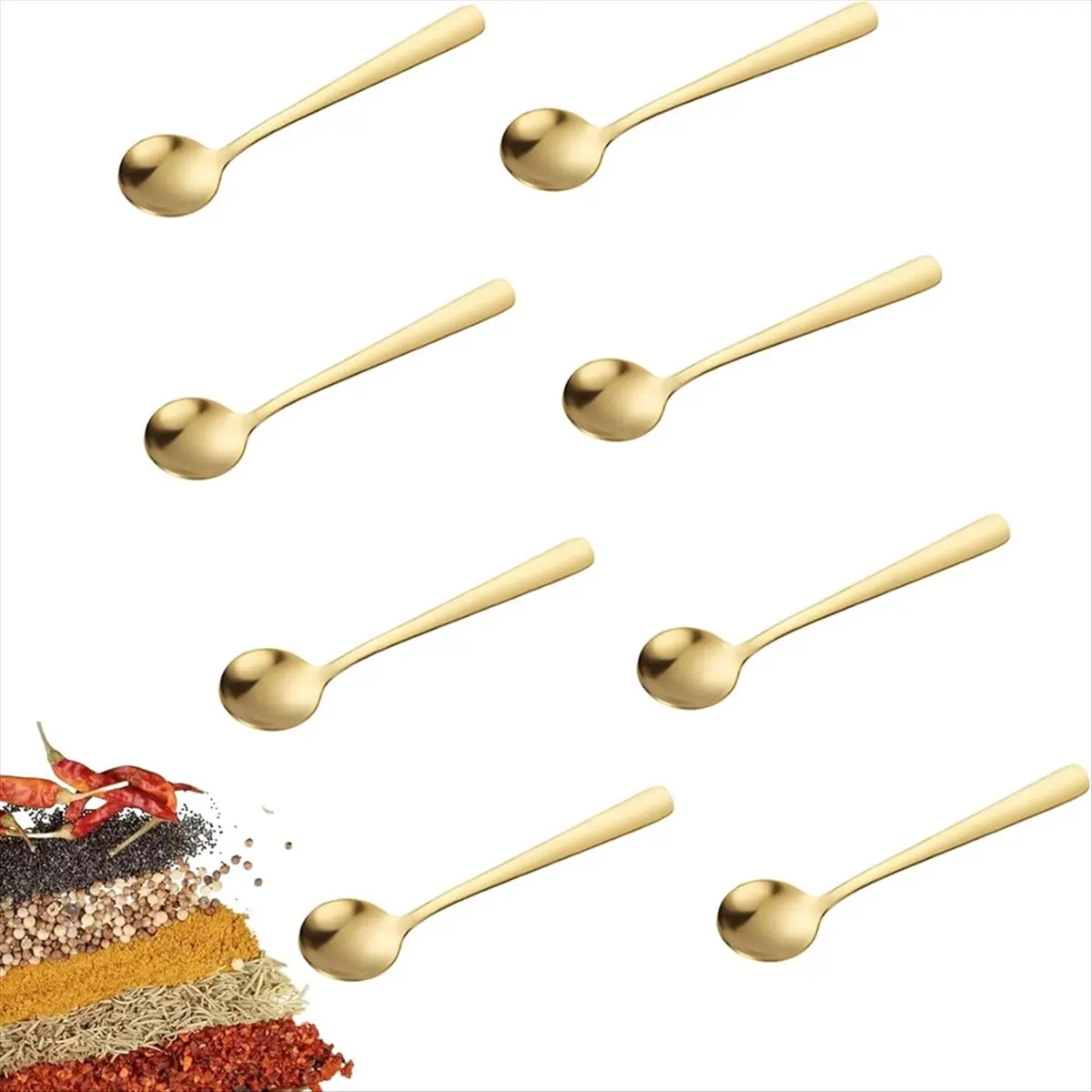 BHBL 8 PCS Mini Spoons,2.9