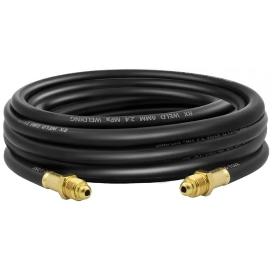 

Argon Hose 30FT, Inert Gas Hose for MIG/TIG Welder, 5/8″-18 UNF Rubber Welding Gas Hose for Argon/CO2 Regulator, 300 PSI Max Pr