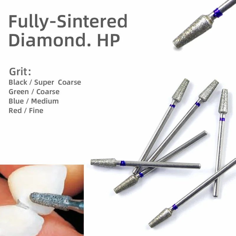 Dental Laboratory 140/170 Meshes HP Medium Blue Diamond bur For Finishing Zirconia