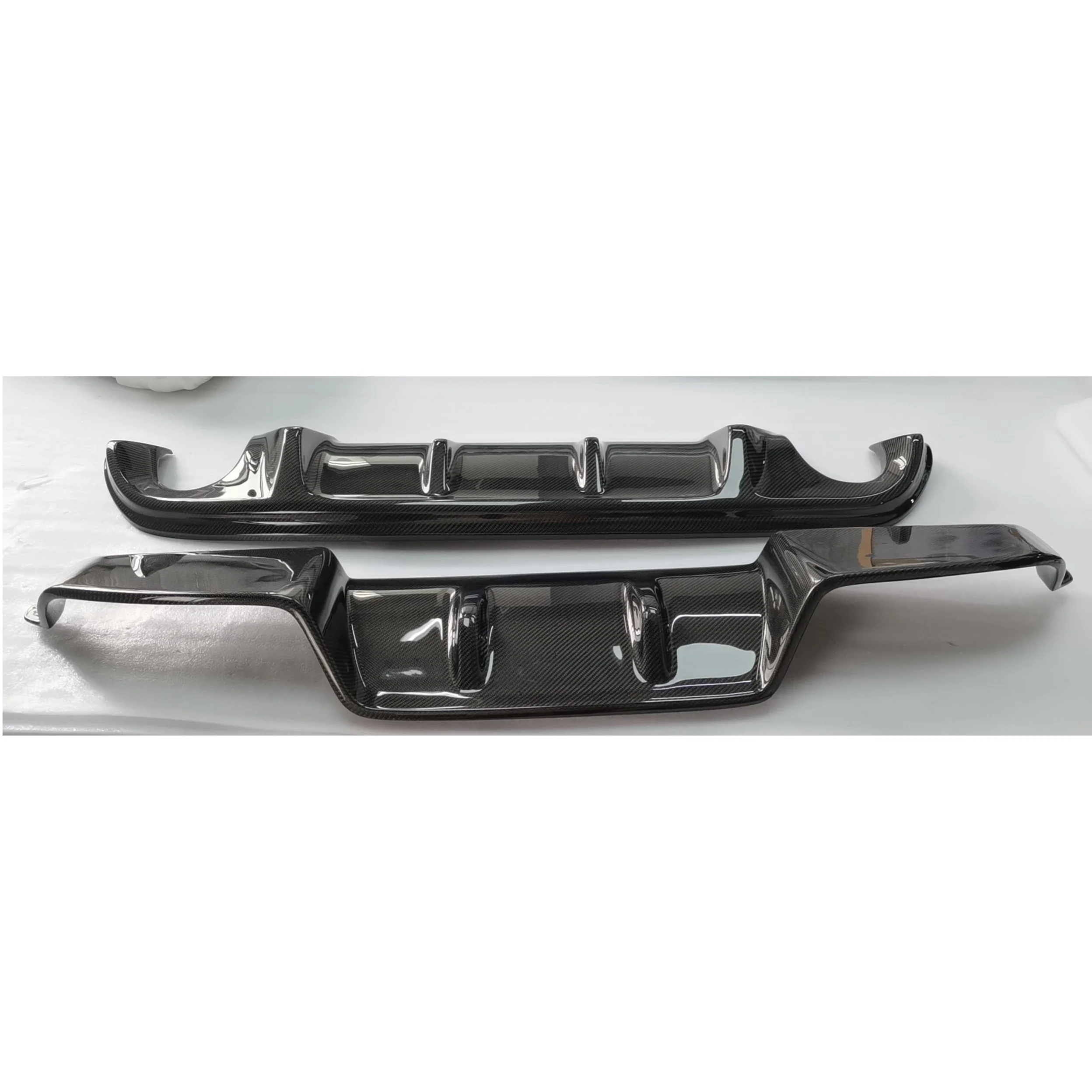 Задний диффузор MRD из углеродного волокна для Infiniti Q50 2014+, задний бампер, диффузор для губ, 2 предмета, JP Style