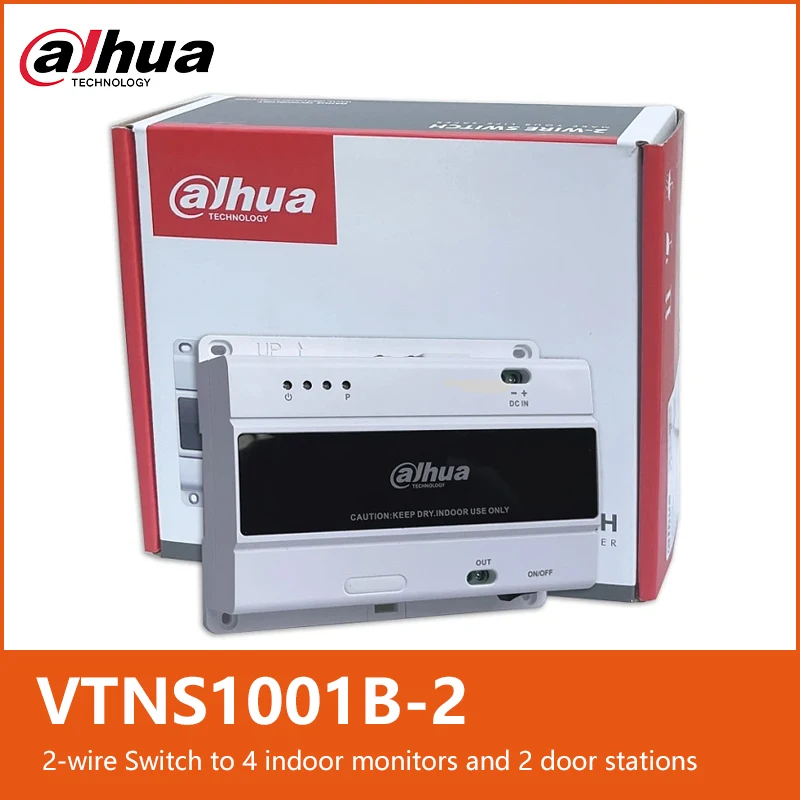 Dahua VTNS1001B-2 2-Draht-Schalter für Türklingel VTO3222E-P und VTO6222E-P. Unterstützt den