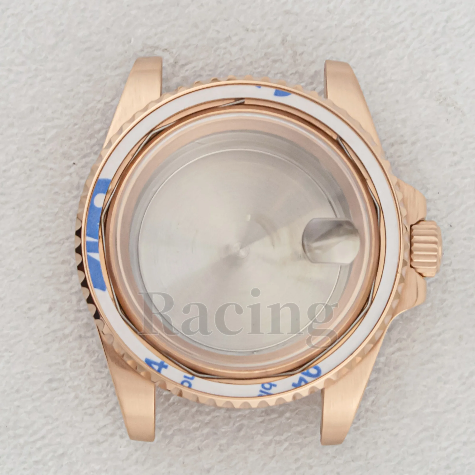 40mm Case NH35 Case for SUB GMT Watches Sapphire Crystal Metal Watch Case fit NH34/35/36 Automatic Movement Watch Accessories