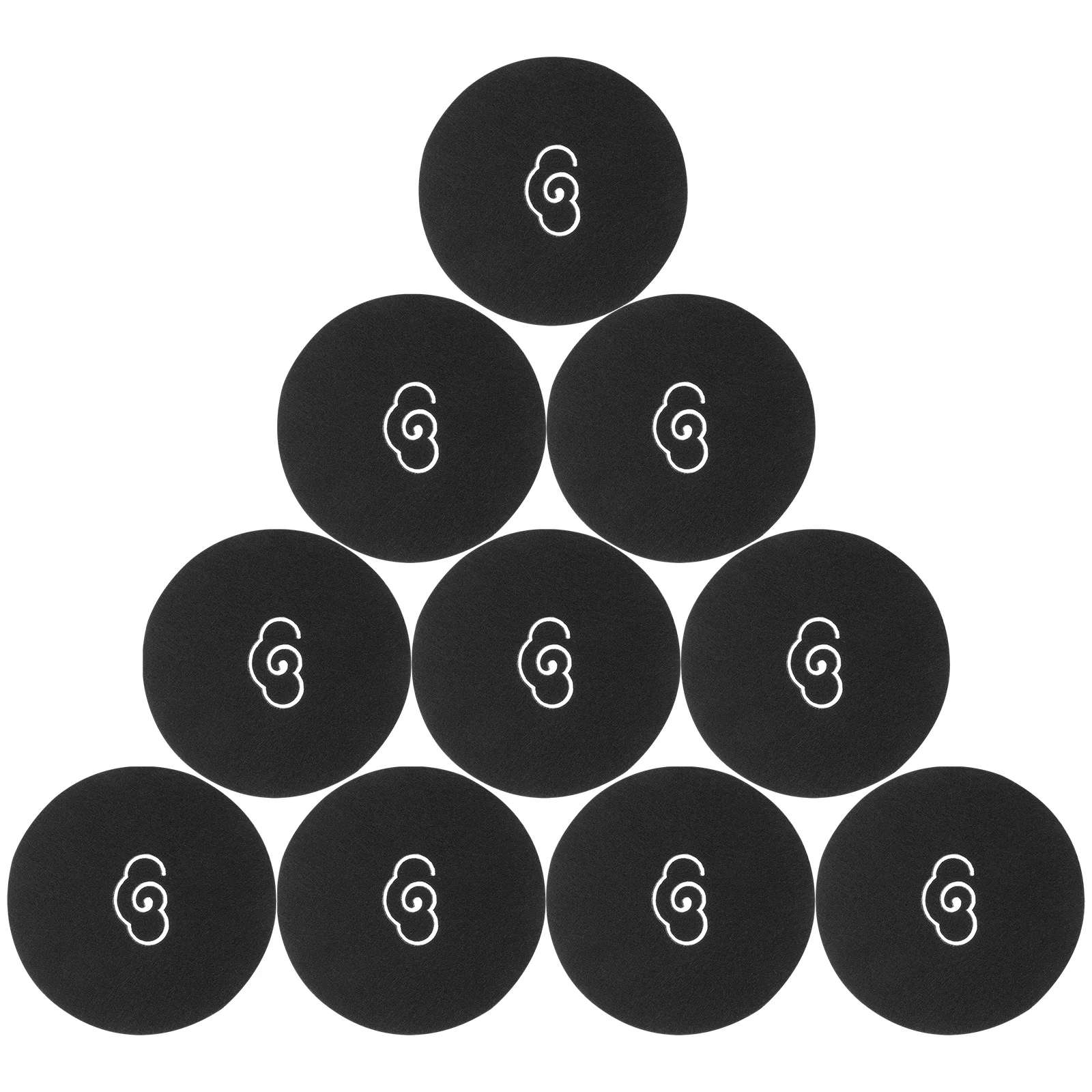 

50Pcs Felt Coaster Felt Cup Mat Insulated Drink Coaster Decorative Table Protector Heat Resistant Cup Pads Drink Coasters
