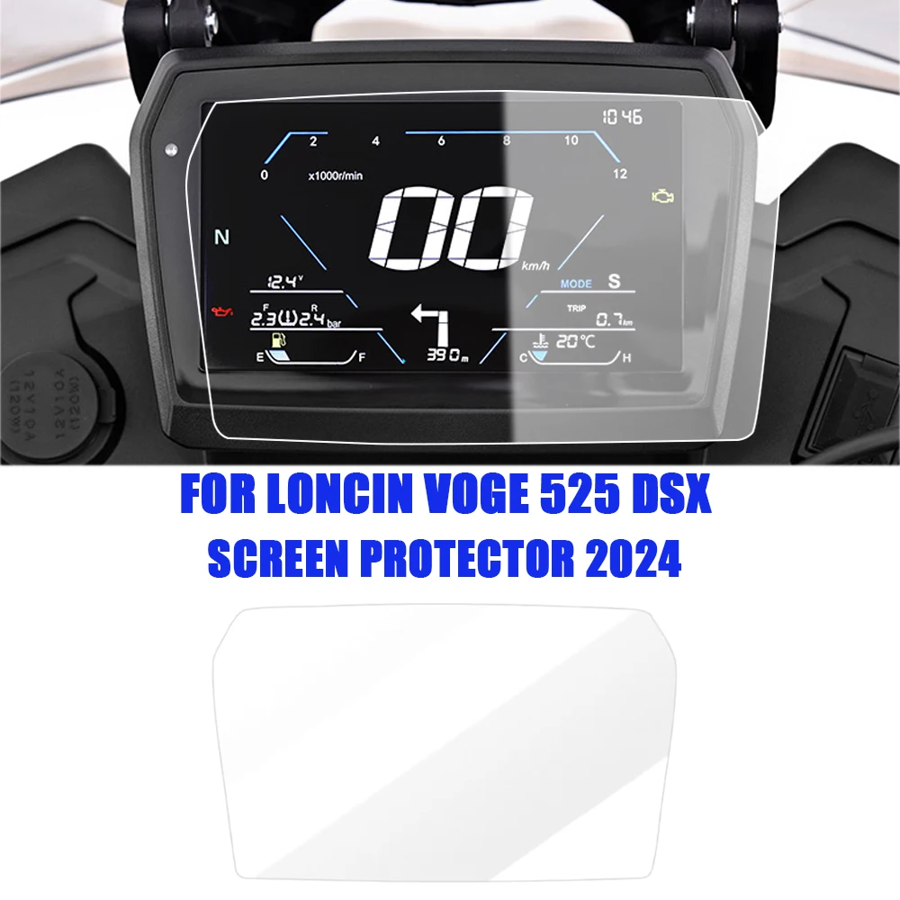 For Loncin VOGE DS525X 525DSX 525 DSX Motorcycle Accessories Scratch Cluster Screen Dashboard Protection Instrument Film 2024-