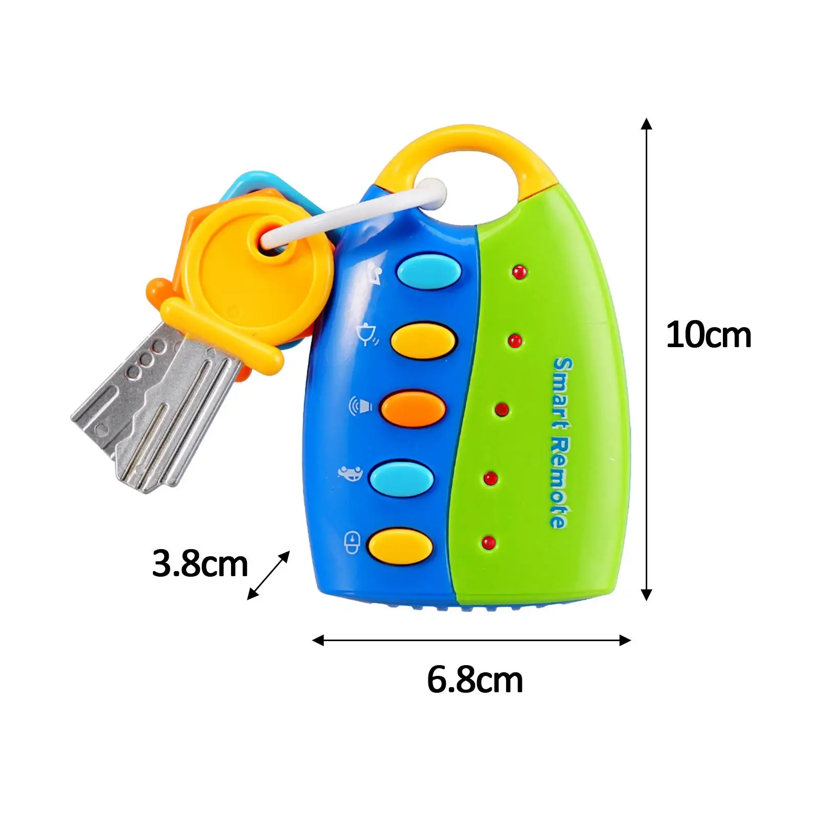 Baby Car Keys Toy Portable Remote Key Toy for Birthday Gifts Toddlers Kids