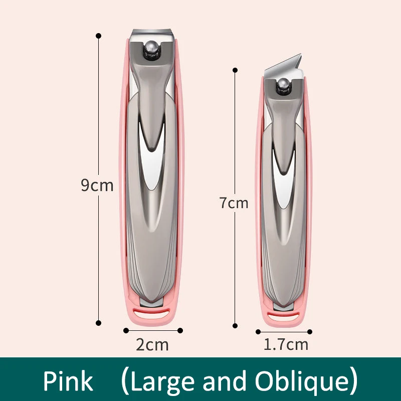Kleurrijke nagelknipper Anti-splash nagelknipper Afneembaar ontwerp Vingernagelknipper Roestvrij staal manicure nagelgereedschap