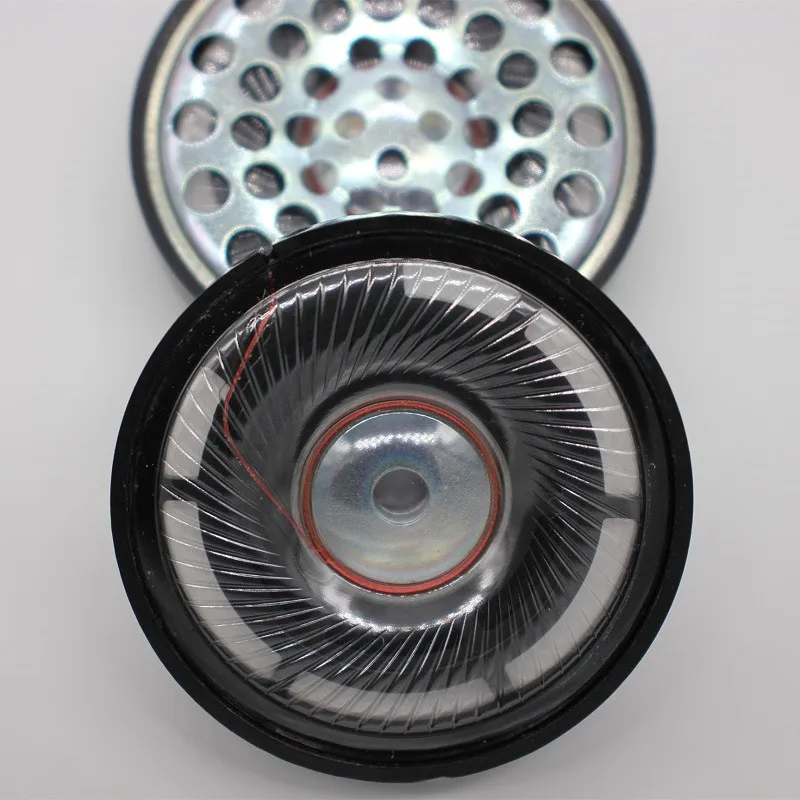 

50mm Headphone Speaker Unit Helmet Headset Driver 32ohm 116DB With Metal Mesh Cover Earphone repair parts Sound Good On Sale 2pc
