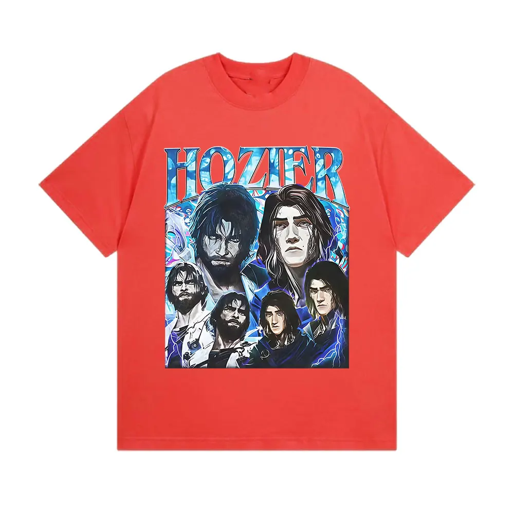 محدودة آرثر مورغان Hozier الجرافيك تي شيرت ملابس للرجال تأثيري تي شيرتات قصيرة الاكمام رجل خمر بلايز القطن عالية الجودة