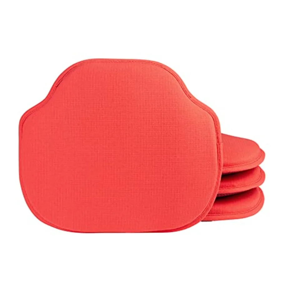 Gripper Omega Non-Slip Windsor Chair Cushions with Skid-Proof Seat Pad for Dining Room, Kitchen, and Office Use, 16x15 Inch