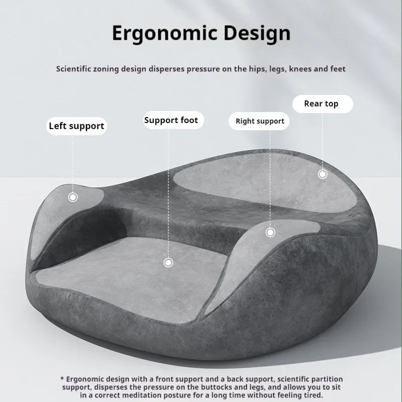 Pillow for Women Large Comfortable Meditation Cushion Foam Floor Cushion Seating for Adults-Premium Yoga Pillow