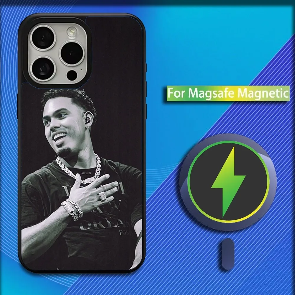 Rap Singer M-Myke Towers Phone Case For iPhone 16,15,14,13,12,11,Plus,Pro,Max,Mini Magsafe Magnetic Wireless Charging