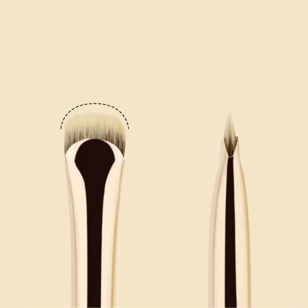 Portable Eye Makeup Brushes Natural Small Angle Angled Eyeliner Brush High Quality Outline Flat Eyeliner Brush Female