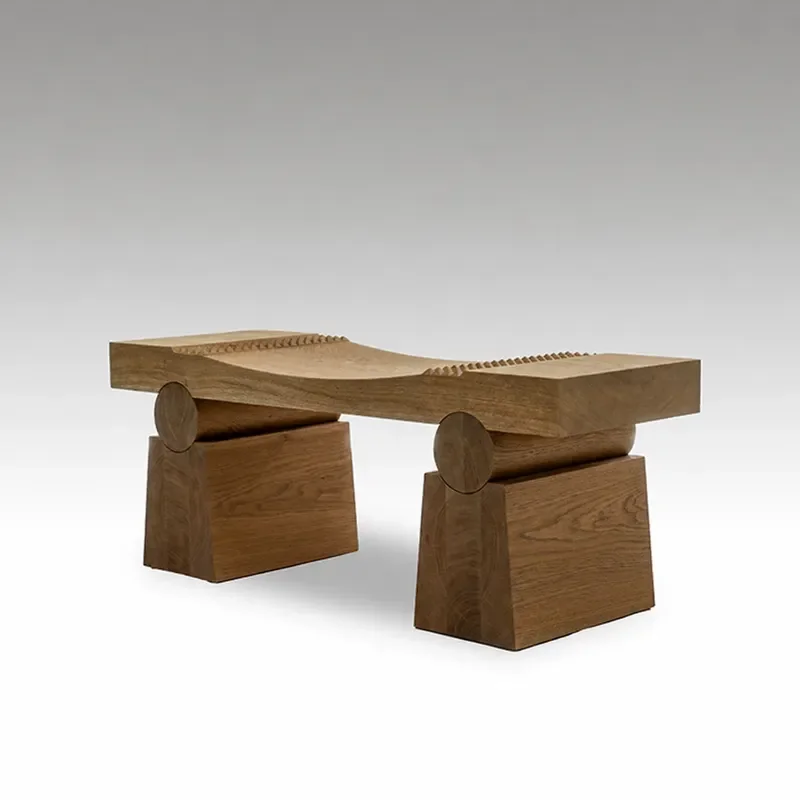 Nordic Simple Solid Wood Sofa Stool Foyer Bench Creative Hotel Bed and Breakfast Rest Bench