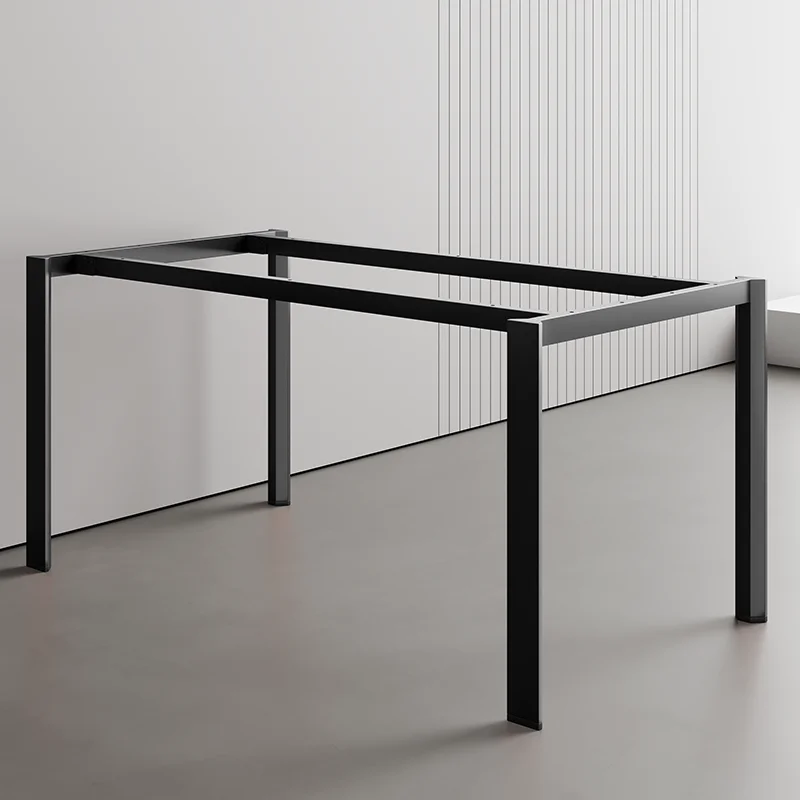 

Wrought iron paint table legs metal dining table office meeting simple table rack