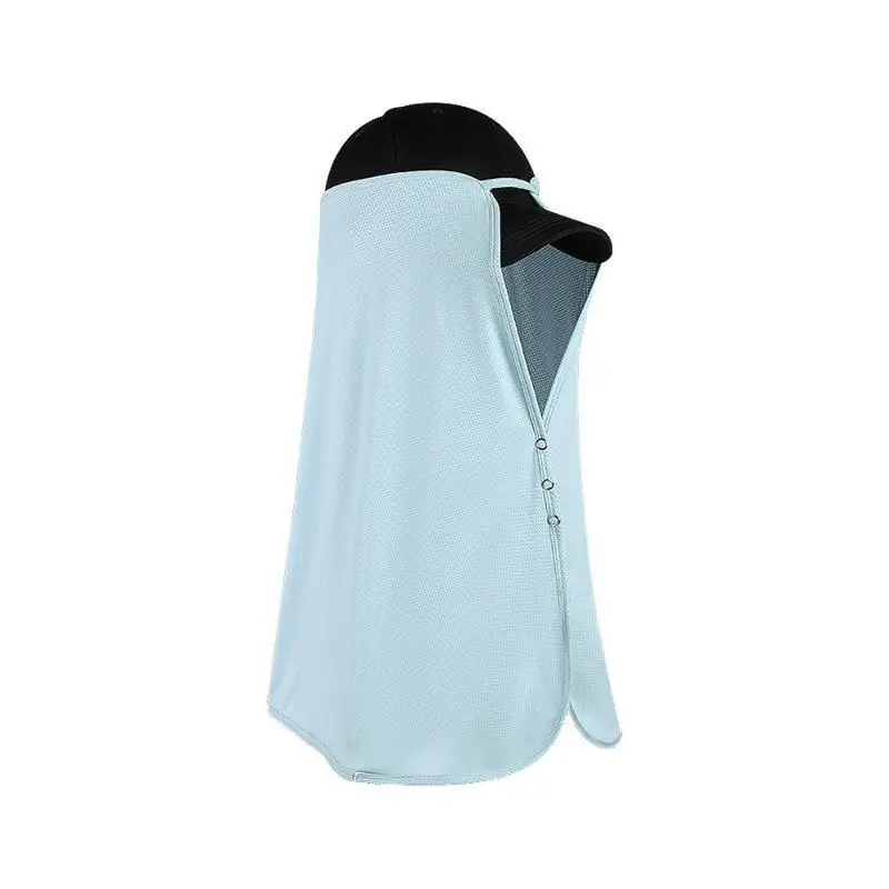 Atmungsaktiver UV-Schutz-Sonnenhut mit abnehmbarem Gesichts- und Nackenschutz für Outdoor-Aktivitäten wie Wandern und Angeln im Sommer. – Detail 4