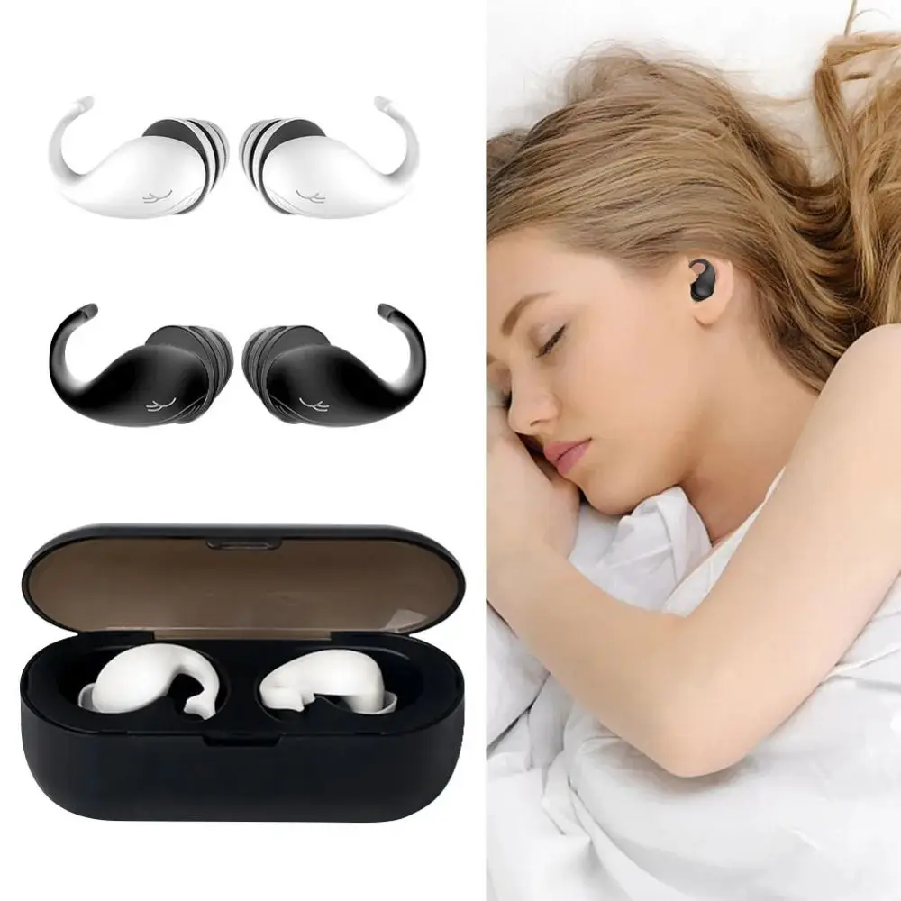 Silicone Sleep Soundproof Earplugs Noise Reduction Anti-noise Swimming Earplugs Dolphin Design Reusable Silent Earplugs Unisex