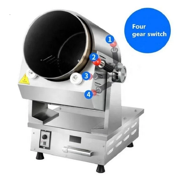 Multifunctional Cooking Food Electromagnetic Simple Desktop Drum Cooking Machine