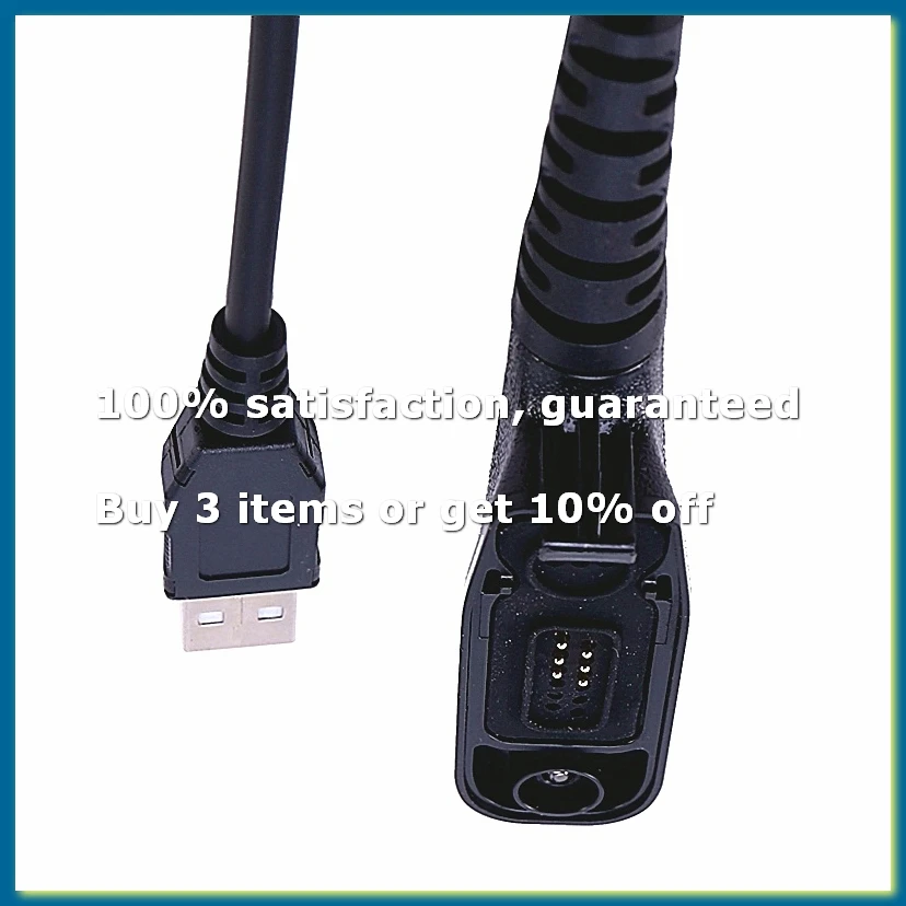 ●USB Programming Cable Cord Lead For Radio XPR XIR DP APX Series Walkie Talkie L type Plug