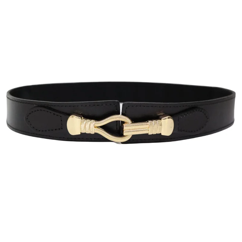 

Ремень женский эластичный из воловьей кожи сто с костюмным пальто с уплотнением на талии