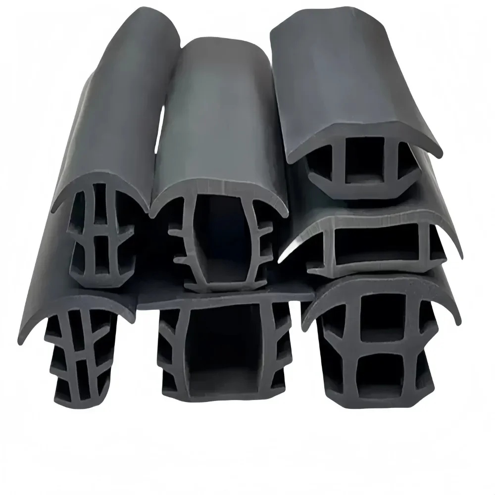Gap Cover Rubber-Plastic T-Shaped Solar Photovoltaic Sealing Strip - Weatherproofing Waterproof for Outdoor Installations Black