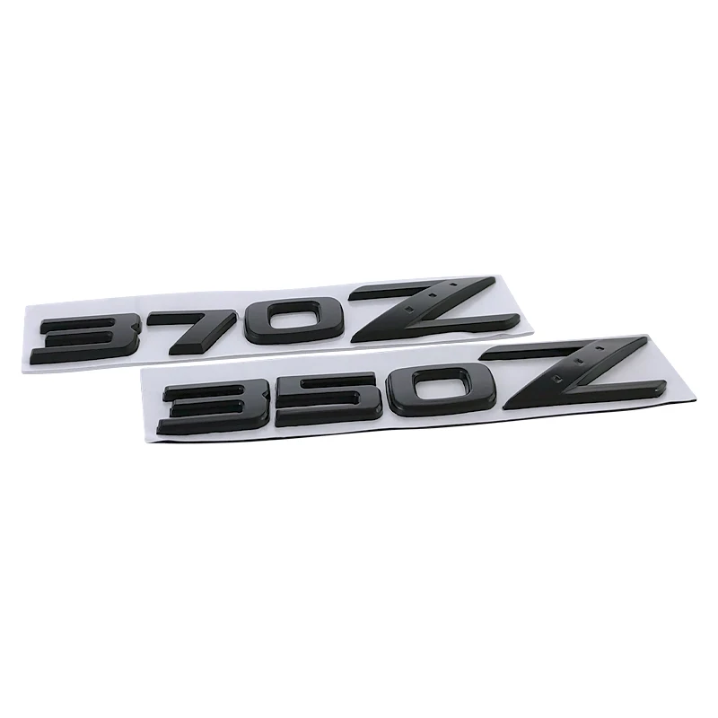 ثلاثية الأبعاد معدن 350Z شعار 370Z رسائل شارة سيارة جذع الباب الجانب ملصق مائي 350Z شعار 370Z ملصق اكسسوارات