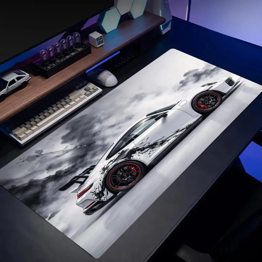 Car Mousepad Desk Mats Laptop Accessories Desk Gadgets Gaming Office Mouse Mat Playmat Keyboard Gamer Setup Decoration Rug