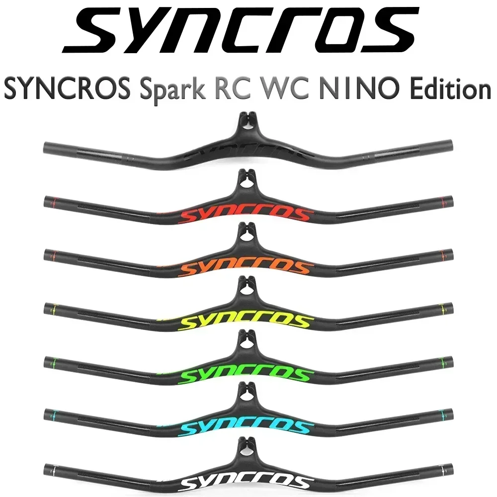 SYNCROS FRASER IC SL  bike patrts Custom mountain carbon fiber MTB Bicycle integrated Handlebar -8 -17 -25 three specificatio