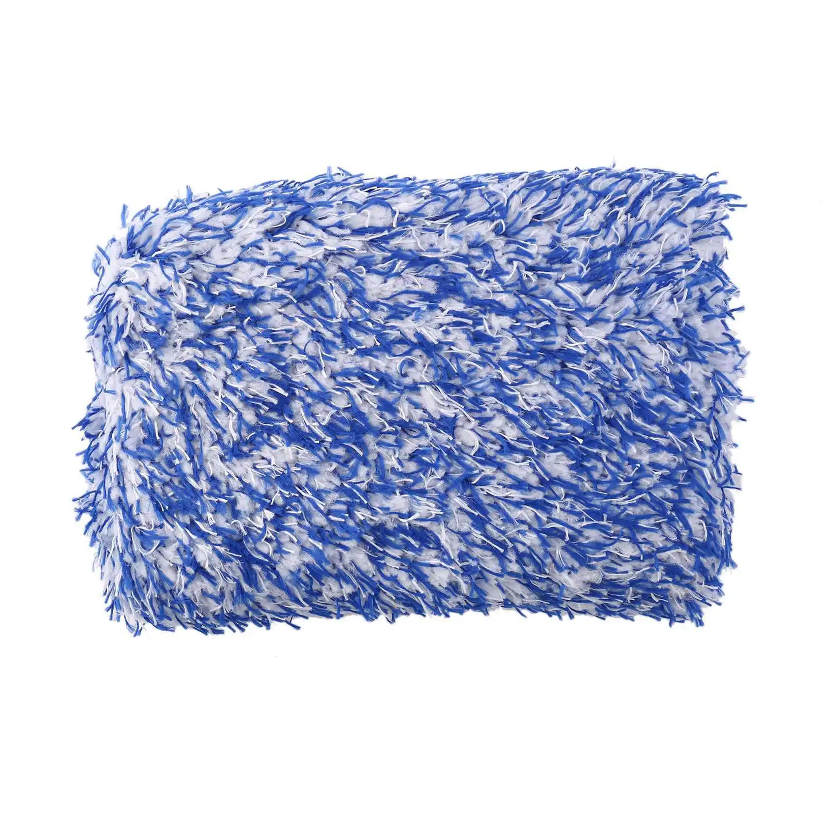 

2X Car Soft High Density Cleaning Super Soft Car Wash Cloth Microfiber Car Wash Towel Sponge Block Blue