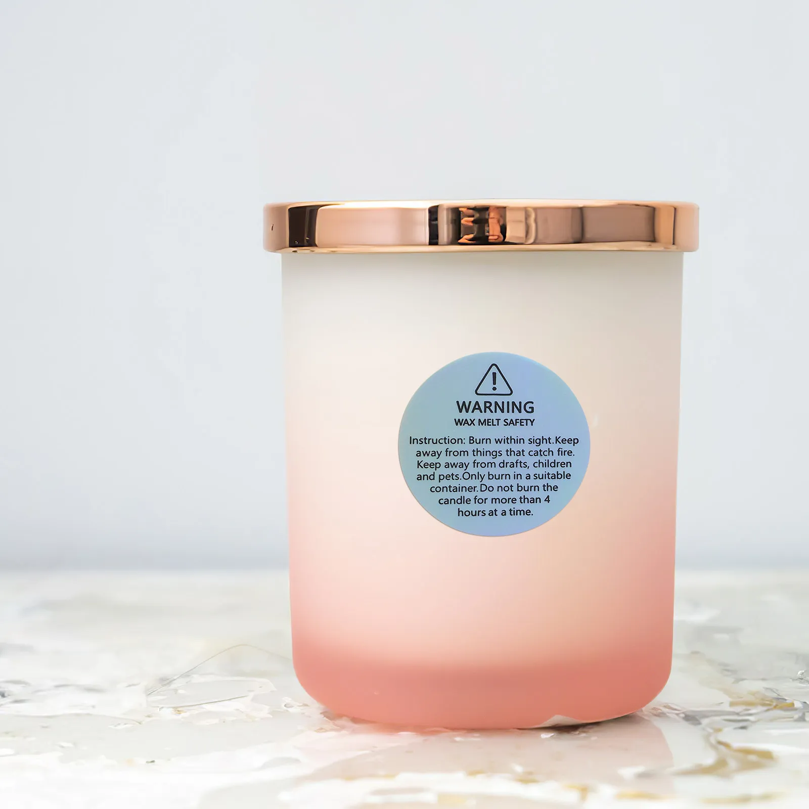 

Safety Stickers Warning Decals For Making Diy Wax Melts Jars Packaging Sealing Roll Labels Adhesive Design