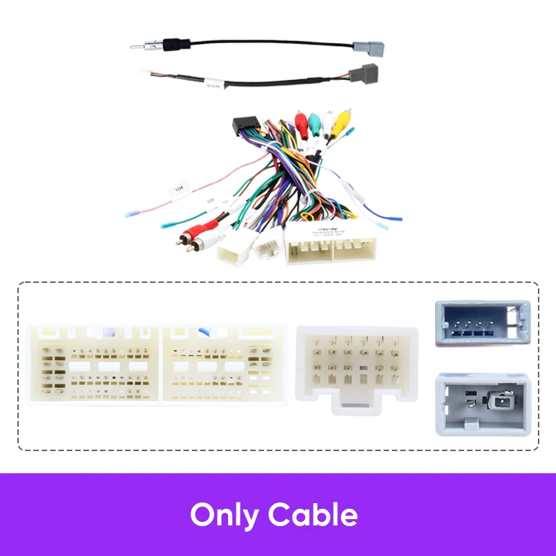 MAMSM Autoradio Canbus Box Per HYUNDAI 2019 ELANTRA H1 I40 2016 Cablaggio Cavo di Alimentazione Adattatore Decodificatore HY-SS-04