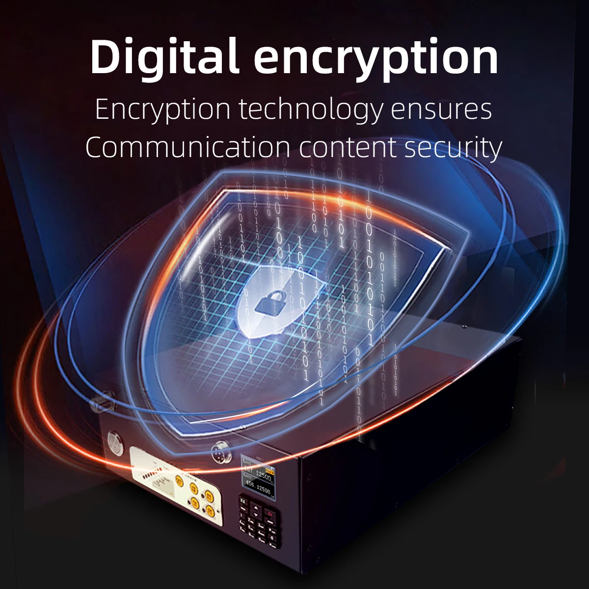 DMR Car Radio KSUN DM8668 80W Digital Analog Dual Mode Walkie Talkie Encrypted for Outdoor Adventure Dispatch Off-road Rescue