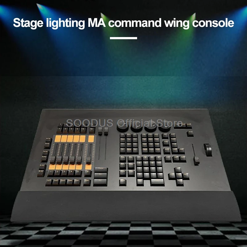 MA Command Wing Stage Light Controller Moving Head Light Lighting Console Shaking Head Beam Light Console for Disco DJ Party Bar