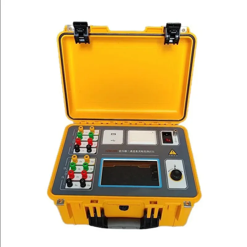 Transformer DC Resistance Tester Three Channel Magnetic Assistance Degaussing High Precision Direct Resistance Bridge for