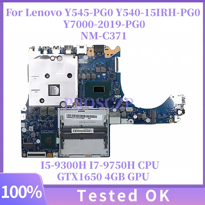 

FY521 FY522 NM-C371 For Lenovo Y545-PG0 Y540-15IRH-PG0 Y7000-2019-PG0 Laptop Motherboard 5B20S42501 5B20S42504 GTX1650 4GB GPU