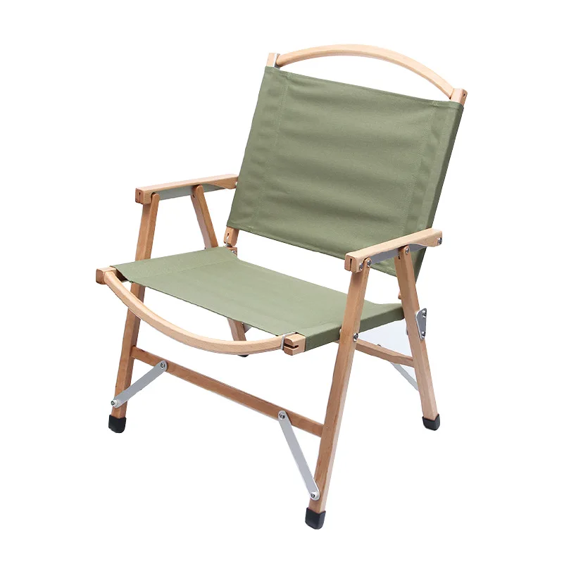 

Outdoor Folding Chair Portable Oak Wood Kermit Chair Leisure Fishing Camping Chair