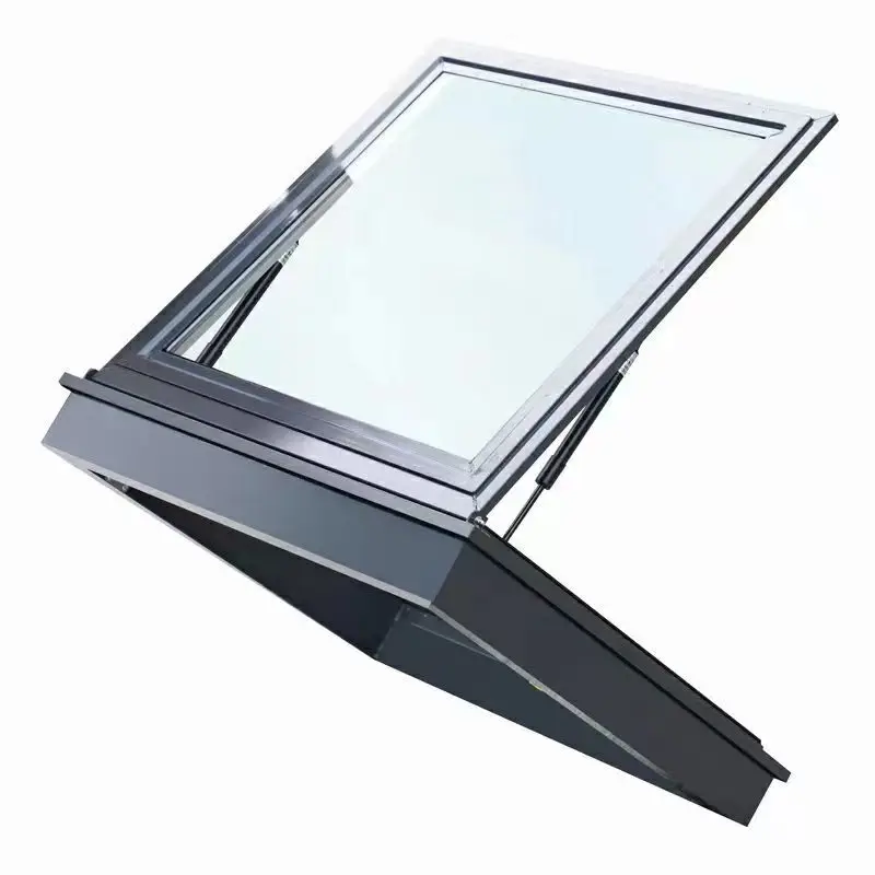 Rooftop tile roof sulfur glass tile thickened attic window sloping top telescopic