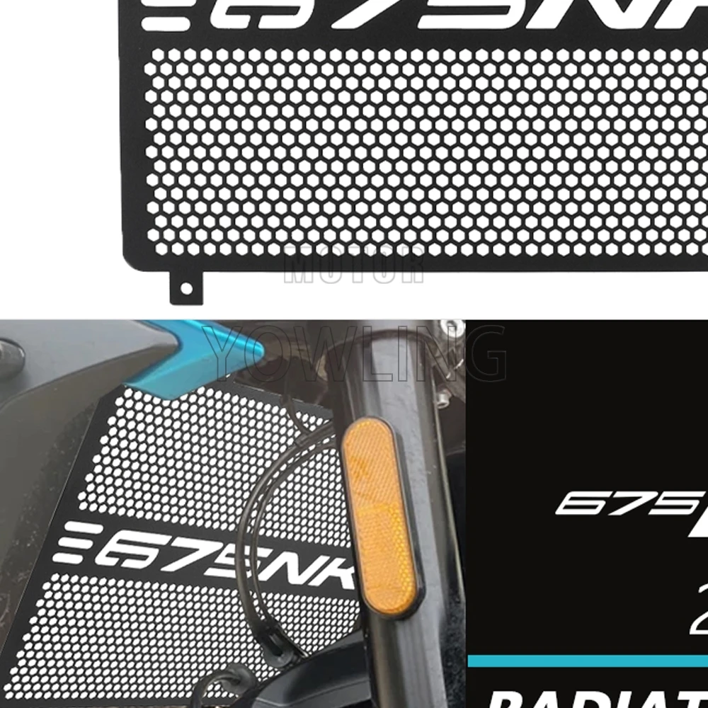 

ДЛЯ CFMOTO 675NK 675 NK 675 2024 2025 2026 Аксессуары для мотоциклов Решетка радиатора Защитная крышка Защитная решетка радиатора