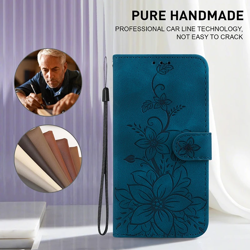 Stand Flip Wallet Case for Xiaomi Poco X8 Pro Max X6 X7 PRO X5 X4 PRO 5G x4 GT X3 X3 NFC X3 GT Leather Protect Cover