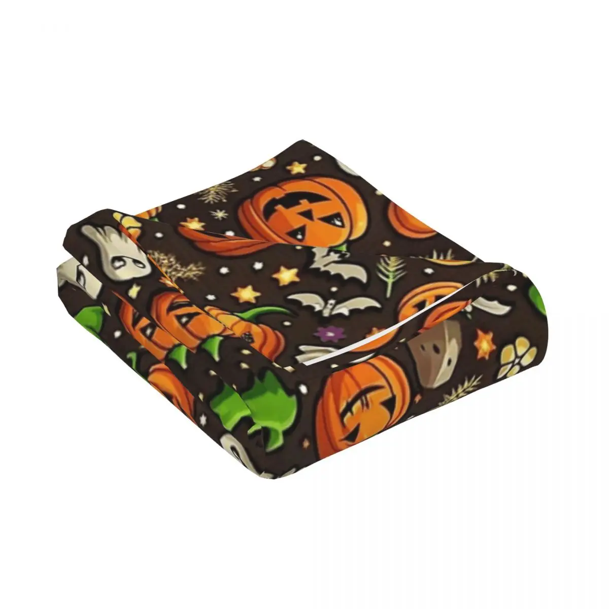 Halloween Tapestry Hippie Polyester Wall Hanging Cute Ghosts And Pumpkins Room Decoration Table Cover Retro Wall Tapestry