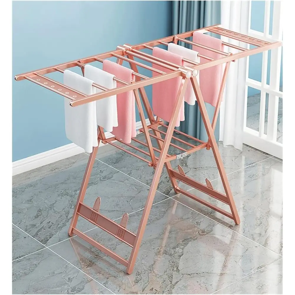 

Indoor Balcony Clothes Drying Rack for Hanging, Ideal for Home and Baby Clothes