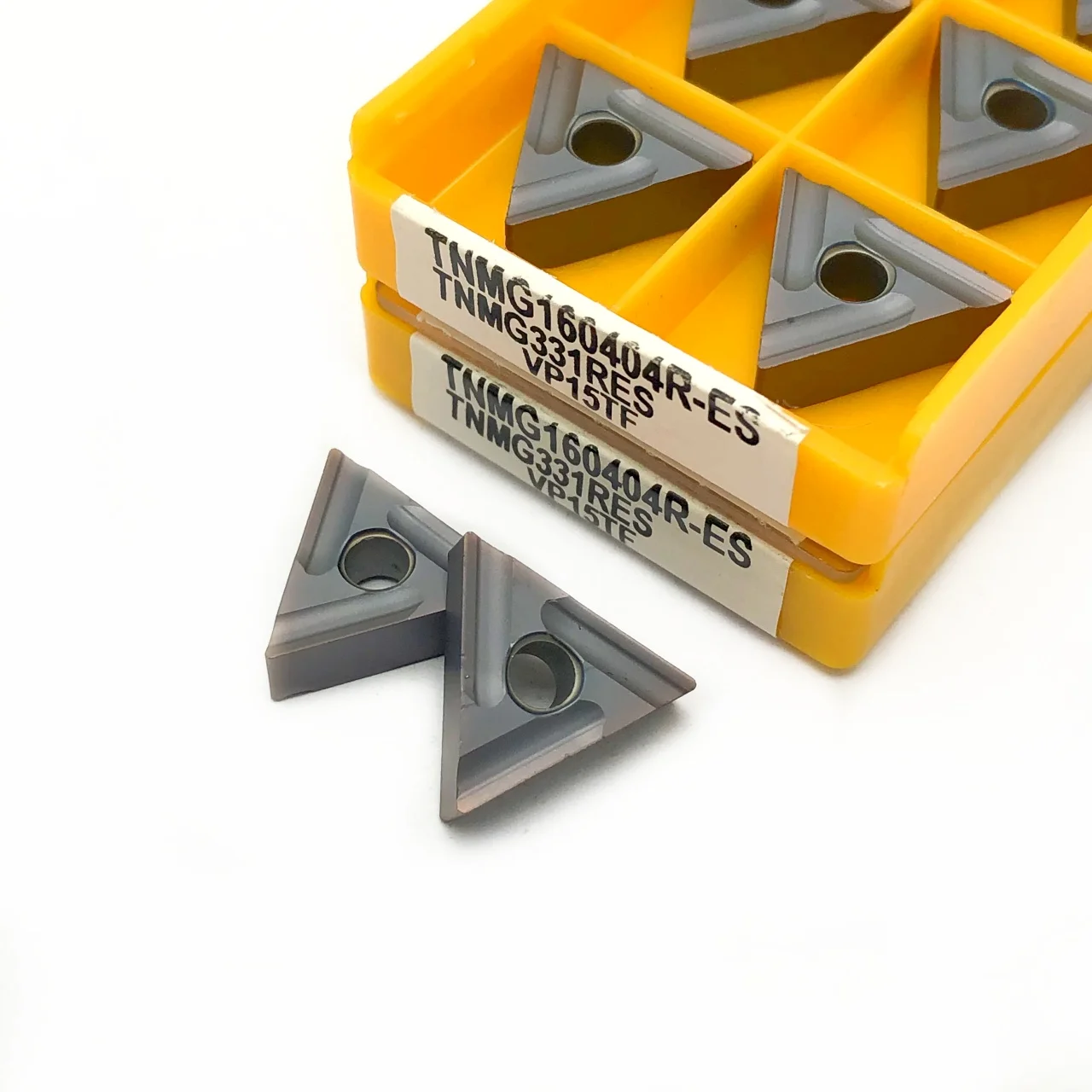 TNMG160404R-ES Carbide Inserts TNMG 160404R TNMG160404L TNMG160408R-ES VP15TF UE6020 High Quality External Turning Tools